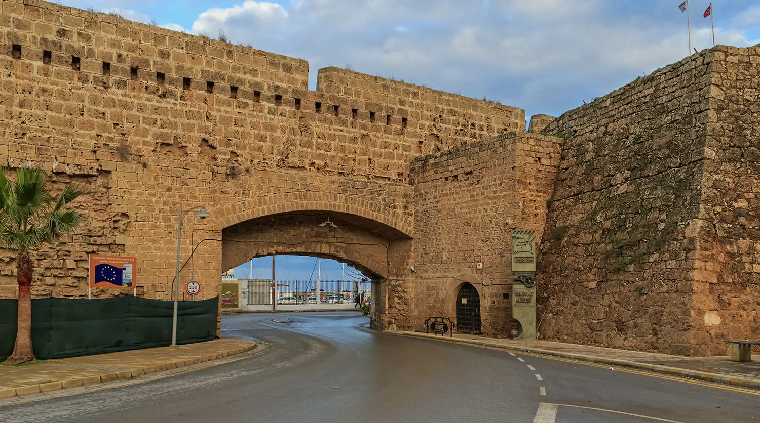 A gate through the Venetian walls of Famagusta